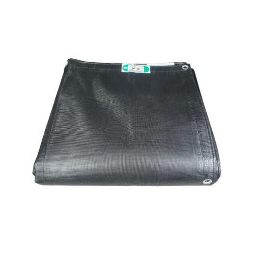 アイモニカ 輸入防炎メッシュシート ブラック 3.6X5.4 450ピッチ 建設 建築 解体 改修 工事 塗装 改修 足場 現場 養生 飛散防止 防炎 目隠し