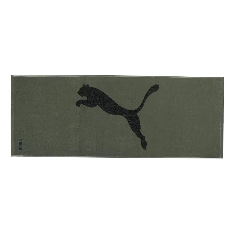 ミタニコーポレーション PUMAワークタオル(オリーブグリーン) 1枚入 約34×90cm 190897 1枚 PUMAロゴ入り 吸水速乾 スポーツタオル