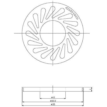 TOTO 洗濯機パントラップ用目皿 [品番：PWH60051]純正品 純正部品 純正交換用パーツ