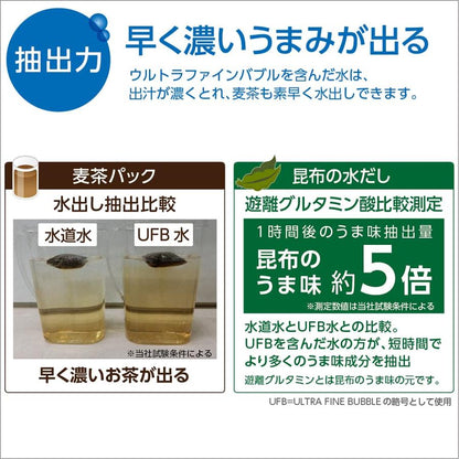 SANEI シングル混合栓 ウルトラファインバブル発生装置付 上面施工 K87121 ET6JV-13 シルバー