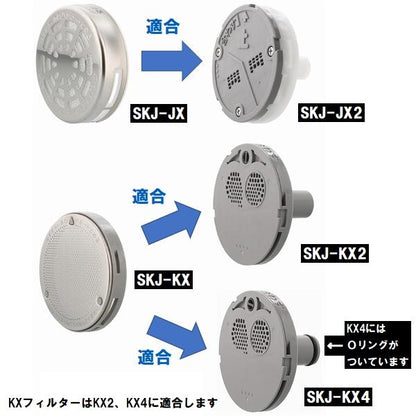 交換フィルターガイド 純正在庫あり SKJ-LX80-2 浴槽循環金具 LX 樹脂ボディ用(追い炊き できない 故障 原因 風呂 ユニットバス エラー ぬるい 内側 部品 口)