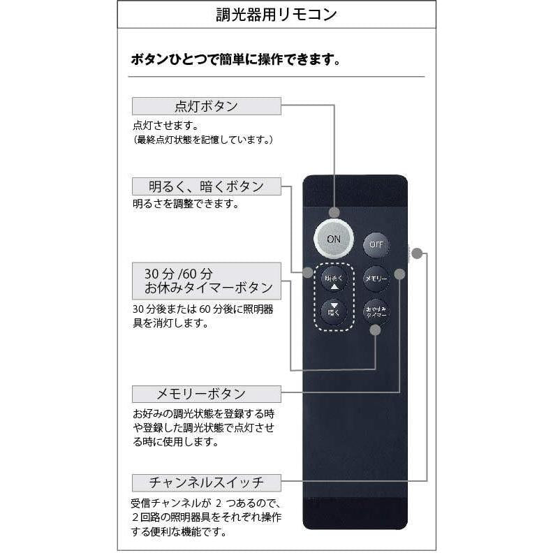 大光電機 DAIKO LED専用調光器用 付属リモコン T4099991 シーリングライト 照明機器