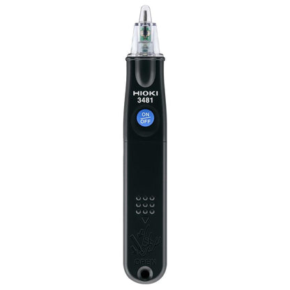 日置電機 HIOKI 検電器 3481 LEDライト搭載 感度調整機能付き(40～80V) テスター 電気工事 電圧確認