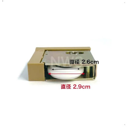 家研販売 KAKEN 戸車 木製引き戸用 SR3-Y4 調整戸車 1個 Y型 SR3型 家研 引戸用 sr3-y4