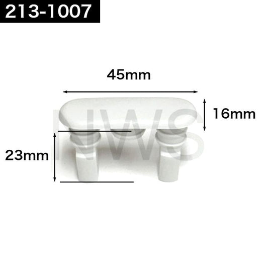 LIXIL・INAX リクシル 便座ゴム足（サイドライン用）213-1007 1個 │純正品 ゴム足 交換 タンクレストイレ サティス SATIS イナックス 黄ばみ 変色 汚れ 解消