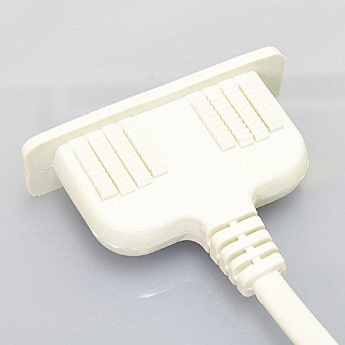 ノア 家具用コンセント（什器用） 2ヶ口コンセント 白 VCTFKコード2m ワンタッチ式 1500Wまで NC-1502白 ノアテック