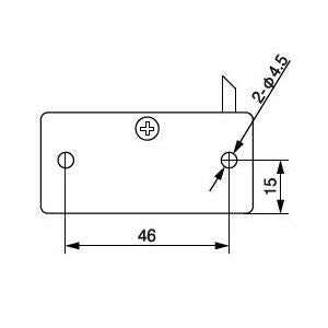 ノア 家具用コンセント（什器用） 1ヶ口コンセント 白 VFFコード1.5m 棚下直付タイプ 1500Wまで Lプラグ NC1528白 ノアテック