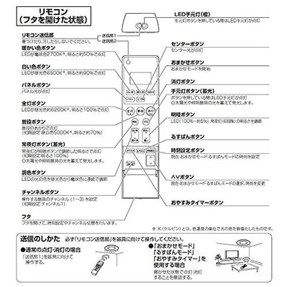 パナソニック 照明器具用リモコン LEDシーリングライト用 電池付属 HK9816MM 純正品