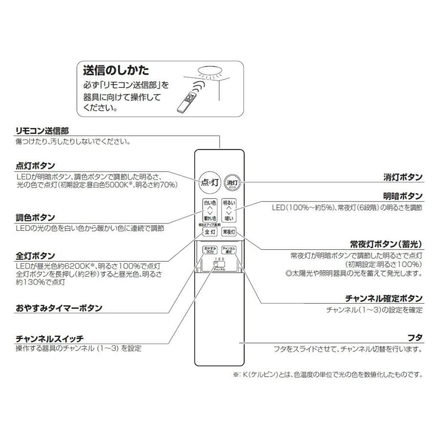 パナソニック Panasonic  HK9807MM 照明器具 シーリングライト リモコン 純正品