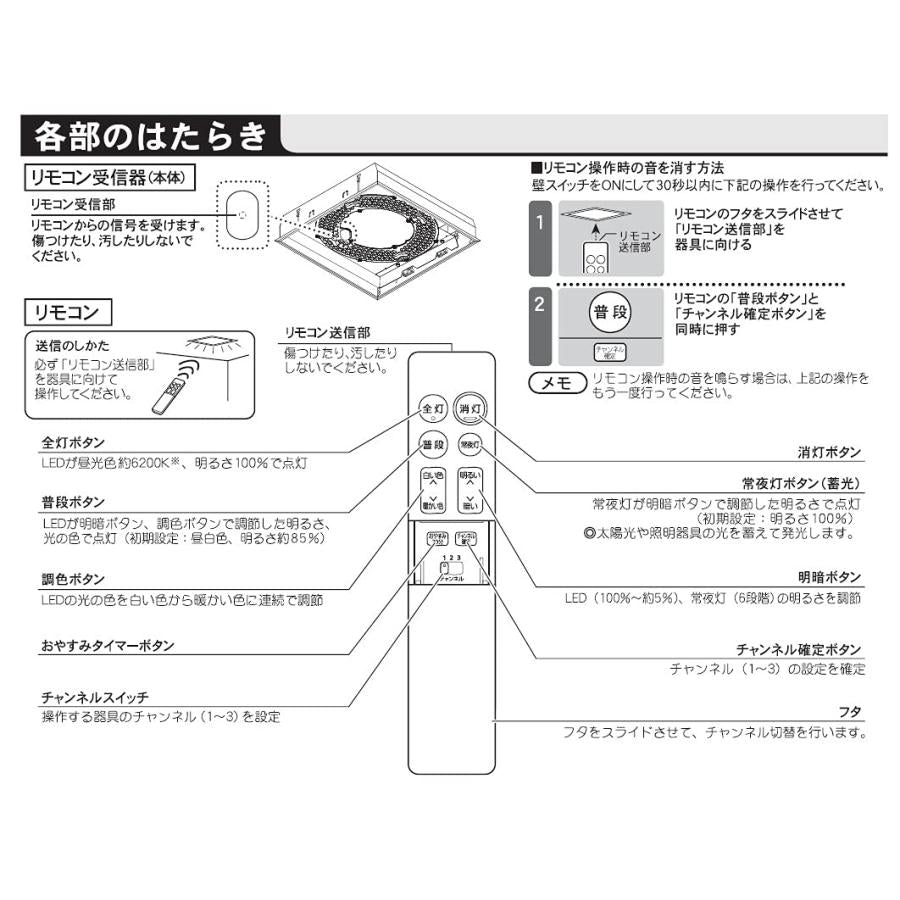 パナソニック Panasonic 照明器具用リモコン 調色調光用 リモコン送信器 シーリングライト用 HK9809MM
