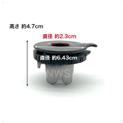 リンナイ Rinnai バーナーキャップ 151-403-000 強火力バーナー用 グレー 純正品 交換 補修 ガスコンロ ガステーブル アクセサリー