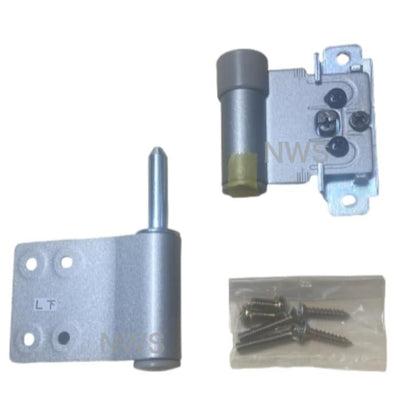 YKKAP 交換用部品 丁番セット  下 (HH-WH04DL)  4S：マットシルバー  蝶番 ヒンジ
